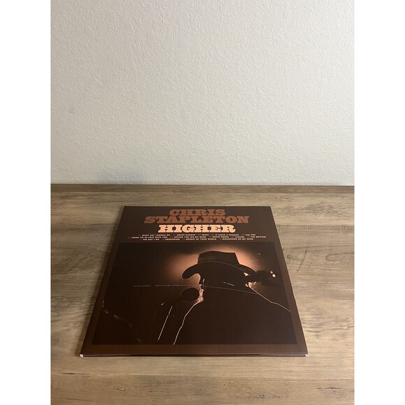 Chris Stapleton- Higher-  2LP records - White‎ Colored Vinyl Like New-NOT SEALED - Picture 1 of 16